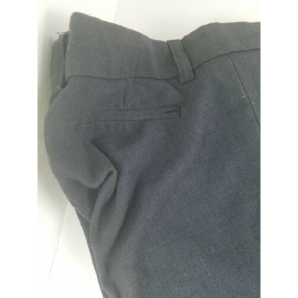 Womens Necessary Objects Gray Dress Pants Wide Leg 2Faux Pockets 10/M Flat Front - Picture 2 of 9